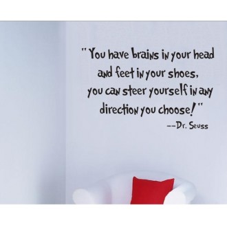 You Have Brains In Your Head...... --Dr. Seuss